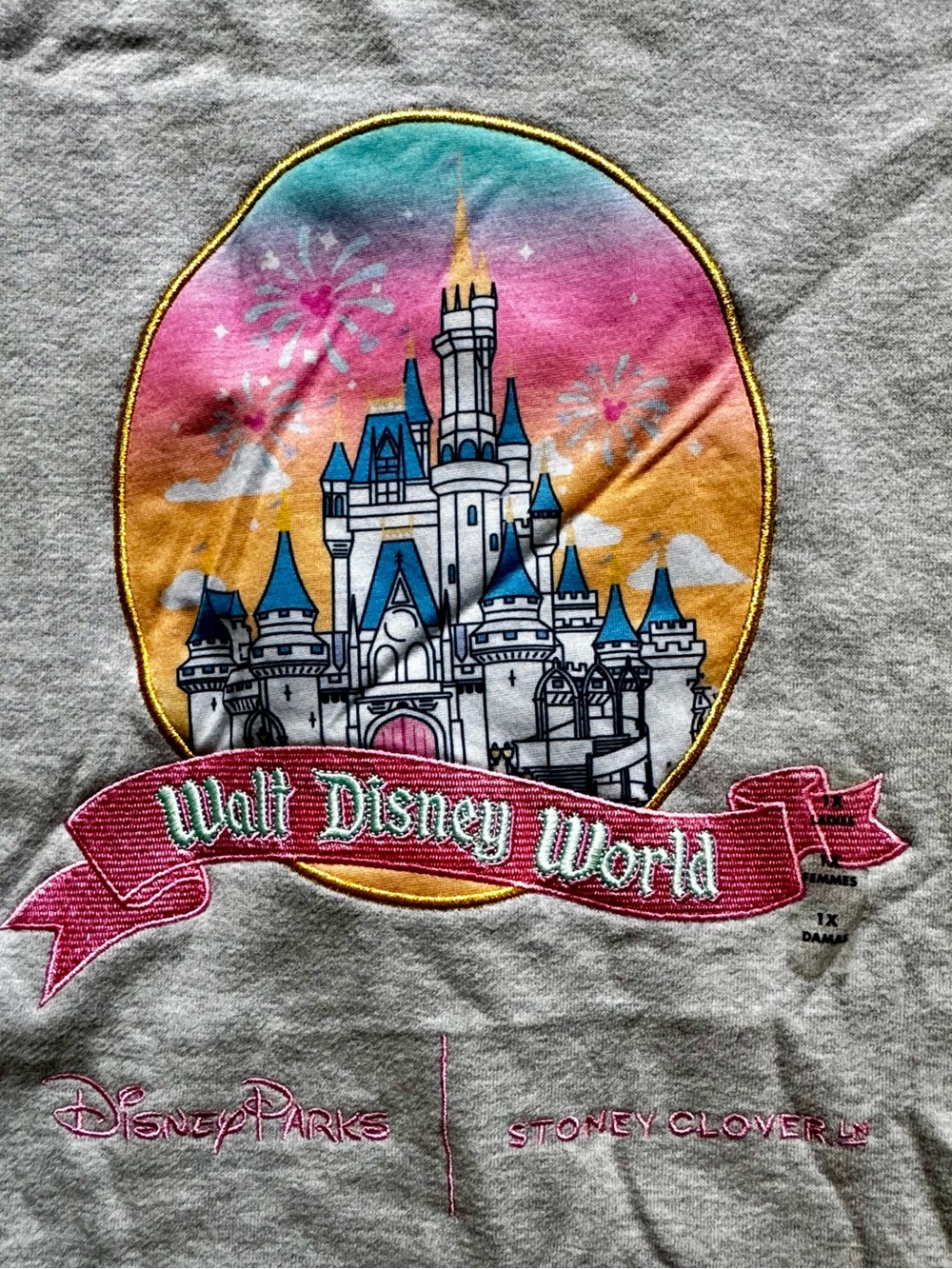 Stoney Clover Sweatshirt. Disney Parks, Walt Disney World. NWOT 1X